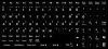 Olcsó Lightning Keyboard Sticker Hun Black-White (IT8801)